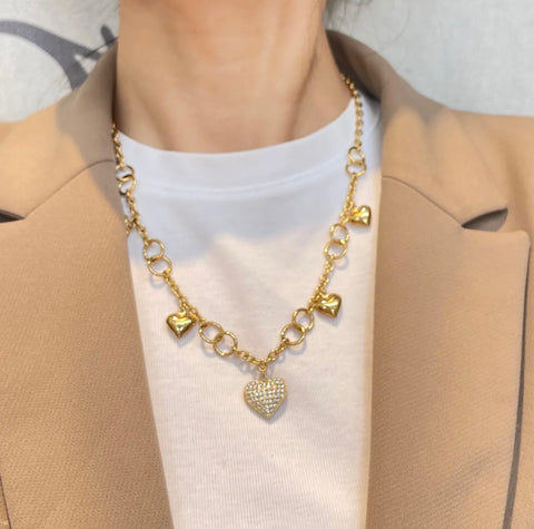 Collana Cuore Dorato