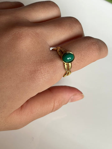 Anello Petra Verde